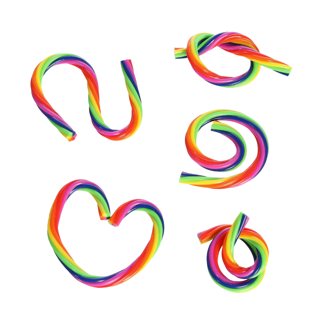 Stretchy Rainbow Twists