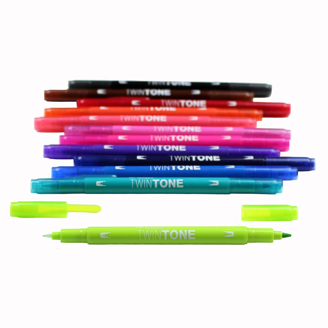 TwinTone Marker Set: Bright - 12-Pack