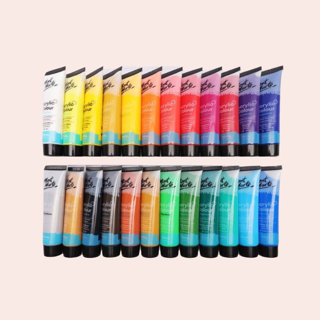 Acrylic Color Paint Set Signature 24pc x 36ml (1.2oz)