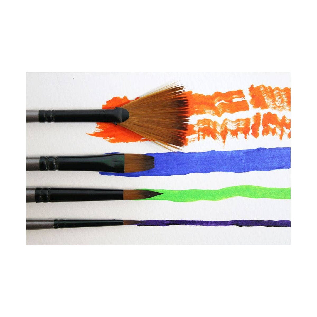 Gallery Series Brush Set Acrylic 4pce