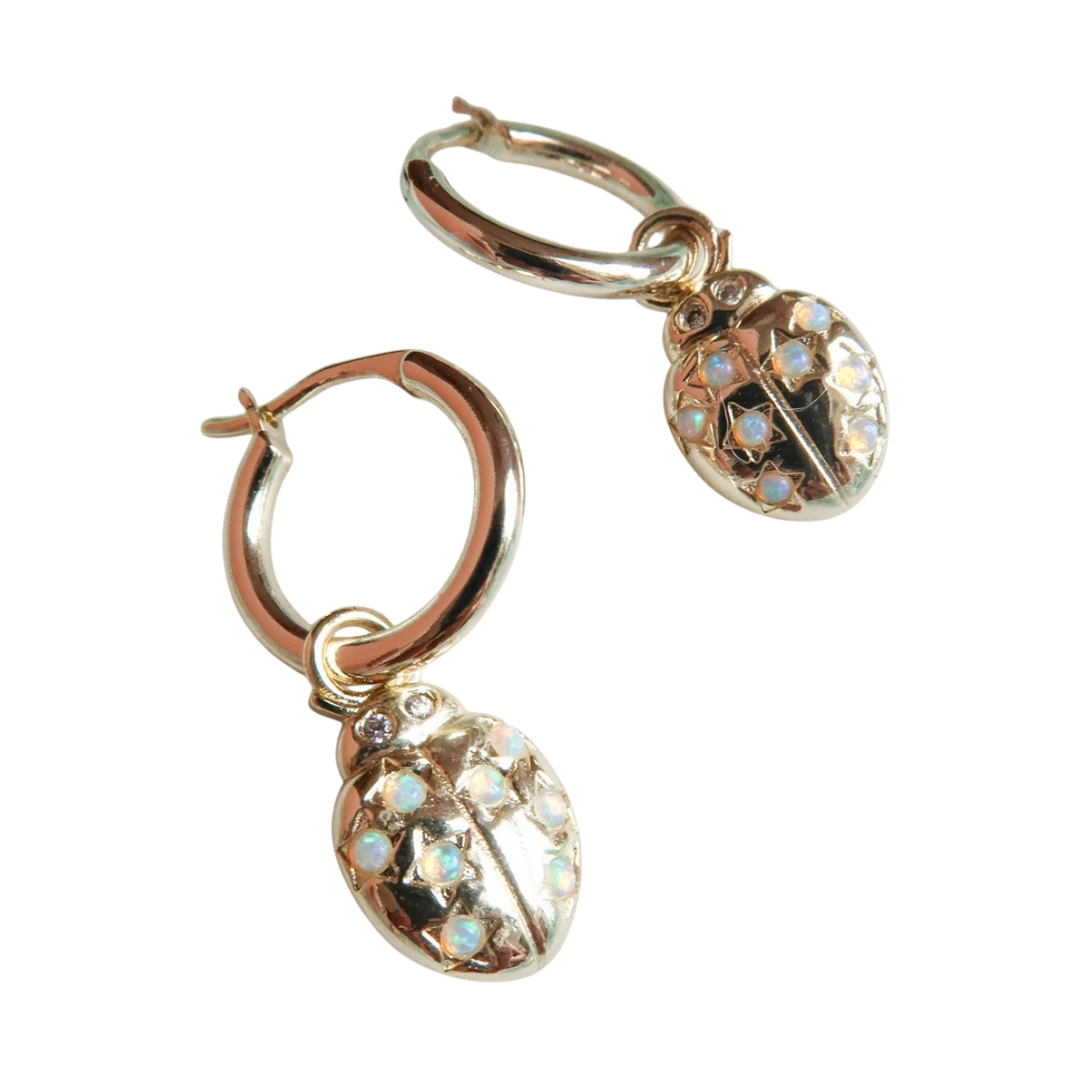 Lucky Little Ladybug Earrings