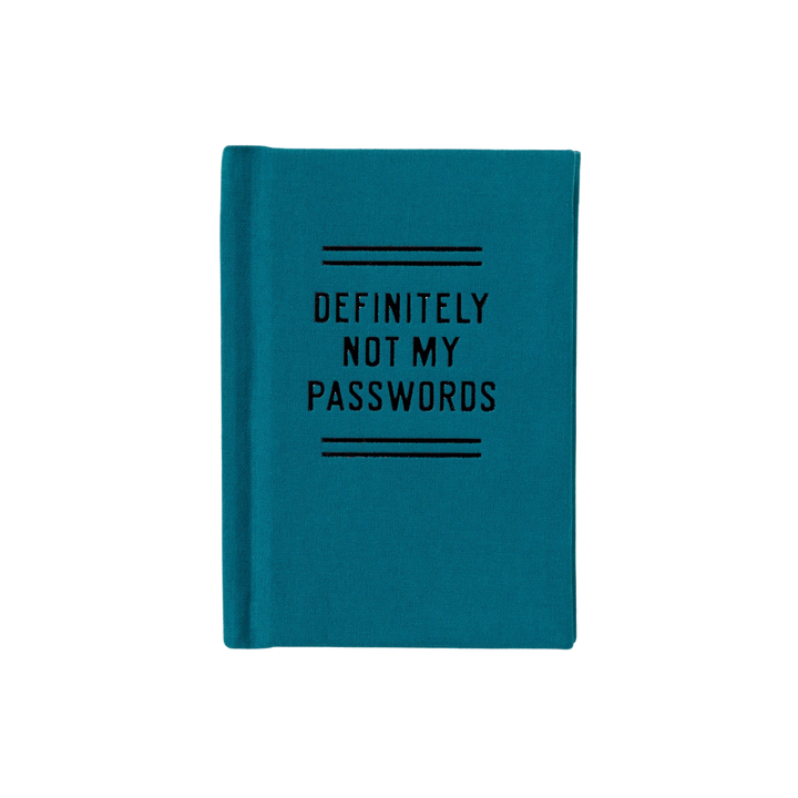 Definitely Not My Passwords - Password Diary