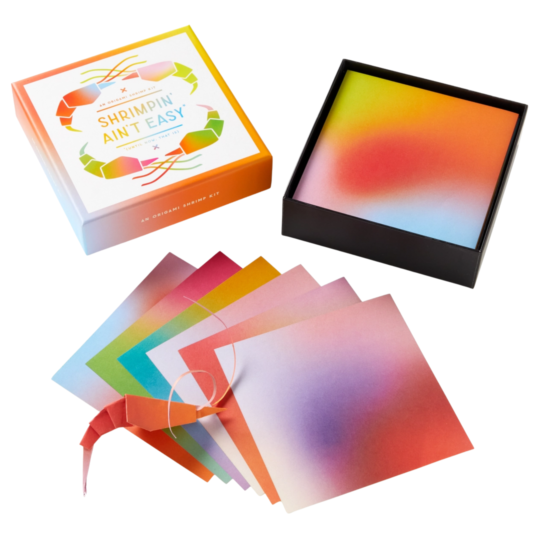 Brass Monkey Shrimpin' Ain't Easy Origami Kit