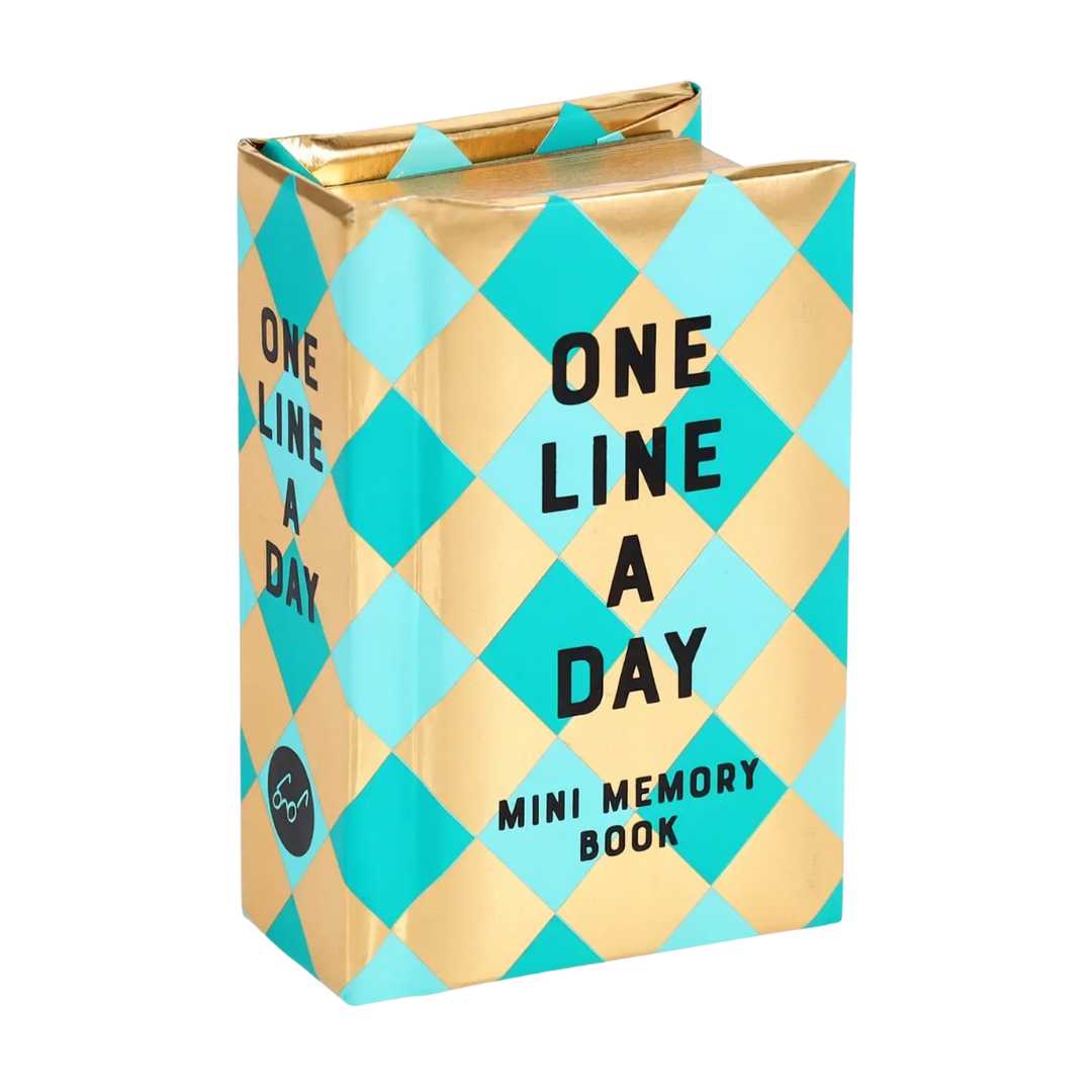 Mint Diamond Mini One Line A Day Journal