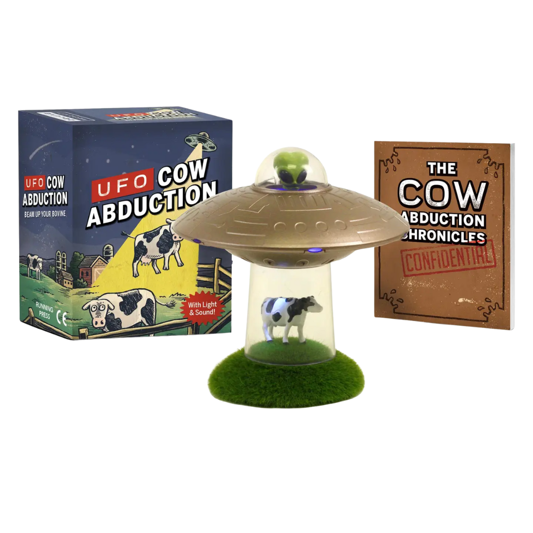Ufo Cow Abduction Toy with Light and Sound