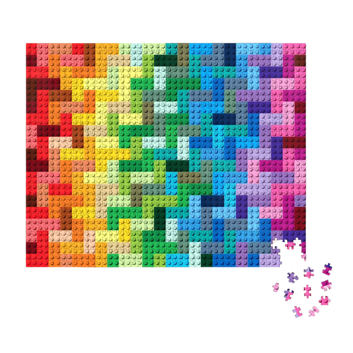 Lego Rainbow Bricks Puzzle