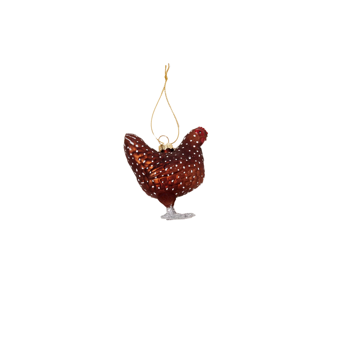 Farmhouse Hen Ornament