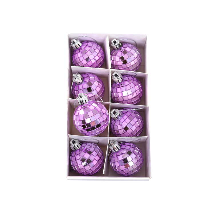 Tiny Disco Ball Ornament Set