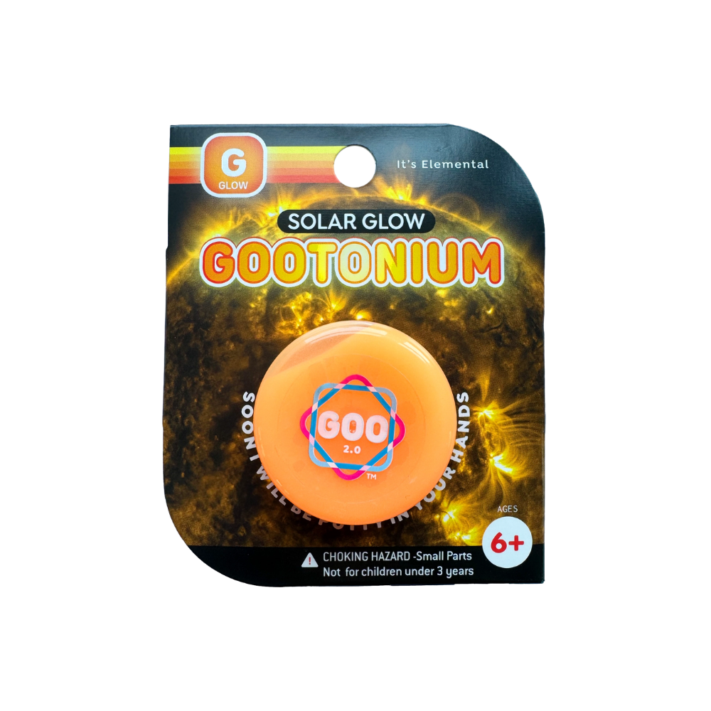 Gootonium: Glowing Orange Solar Putty - 20g