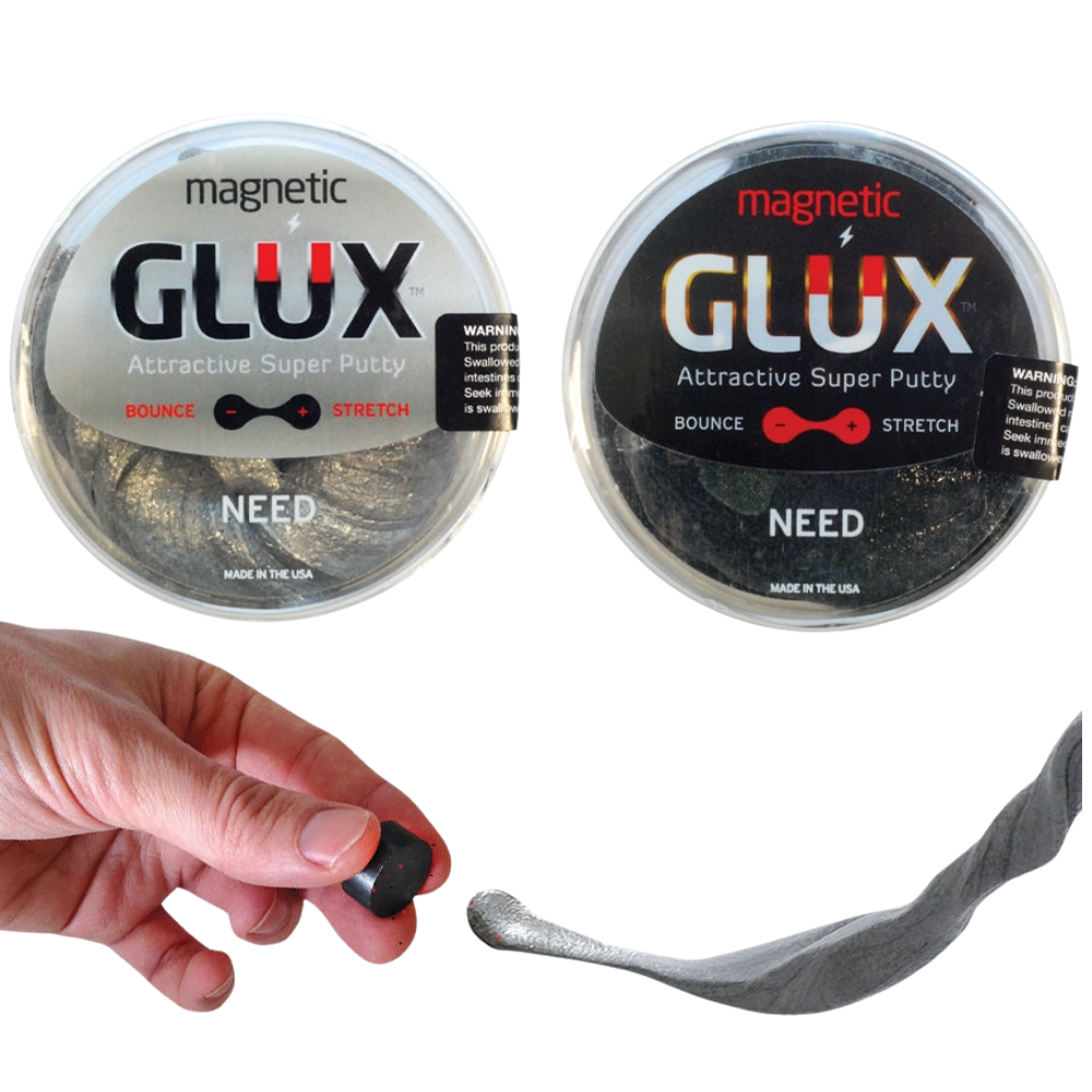 Megaglux Magnetic Collections Silver and Black Super Putty