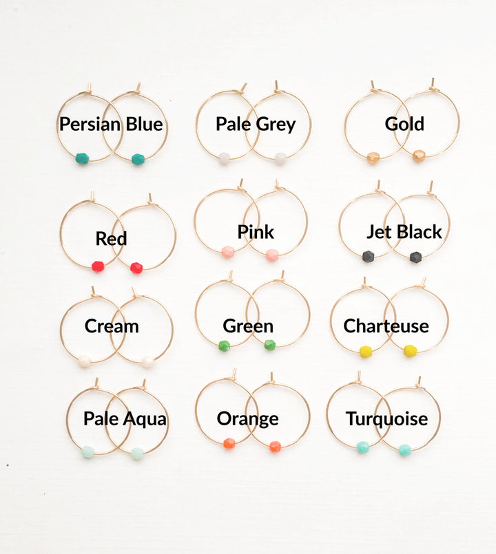 Little Gold Filled Orbit Hoop Earrings