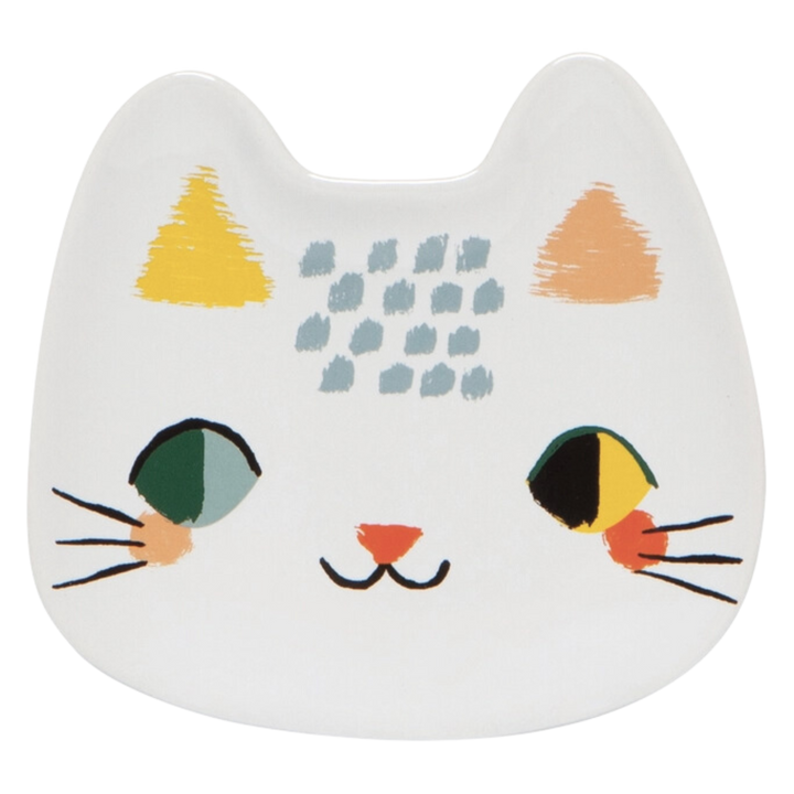 Meow Meow Cat Shaped Ceramic Trinket Tray