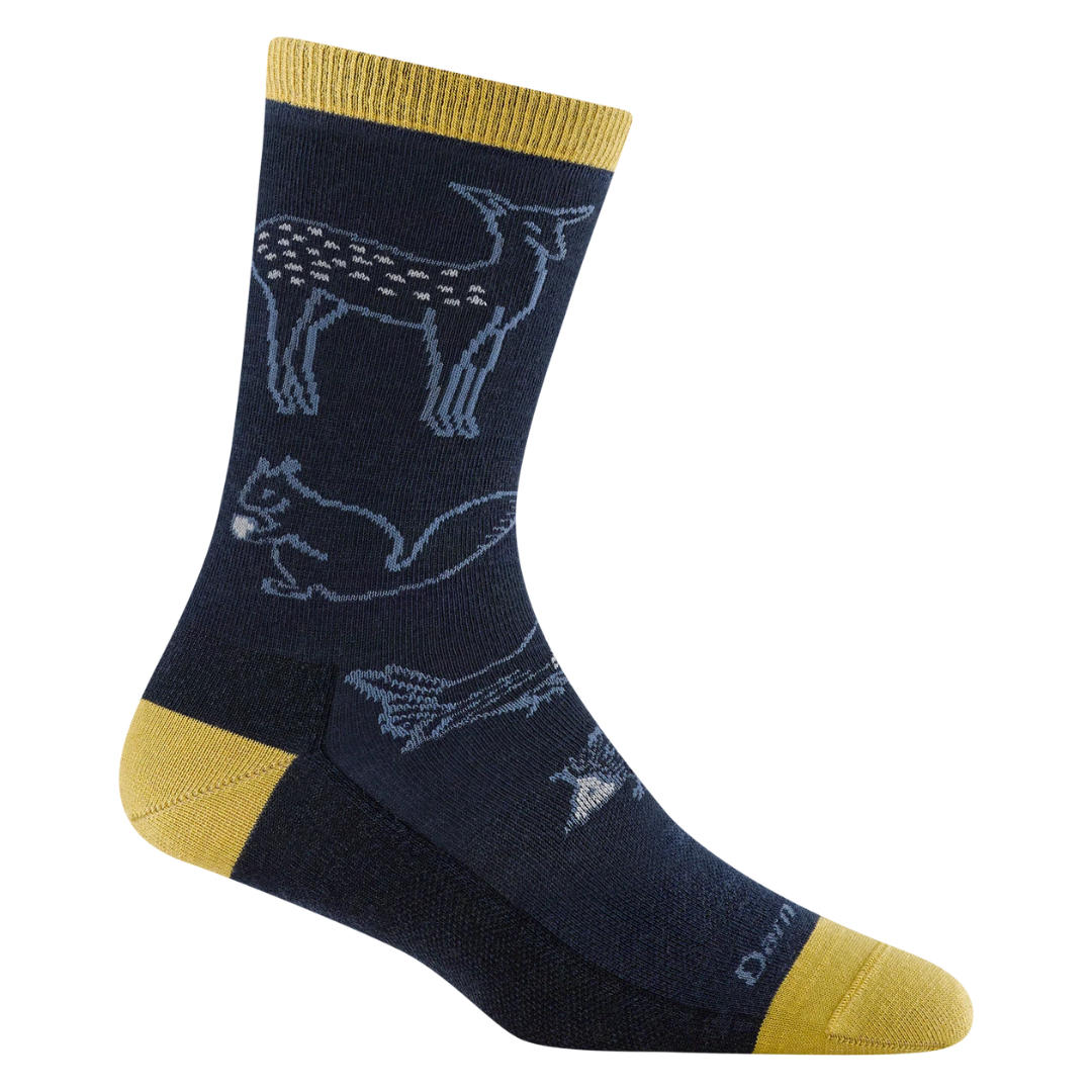 Women's Woodland Creatures Crew Lightweight Lifestyle Sock