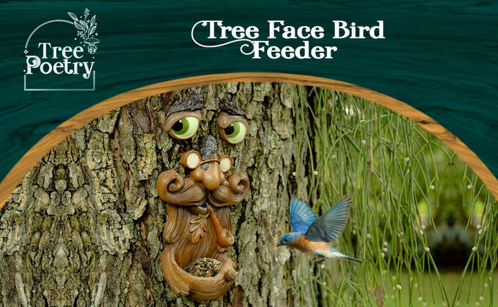 Tree Faces Decor Outdoor – Tree Hugger Yard Art Garden Decor