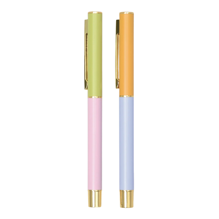 Color Block Pens, Set of 2