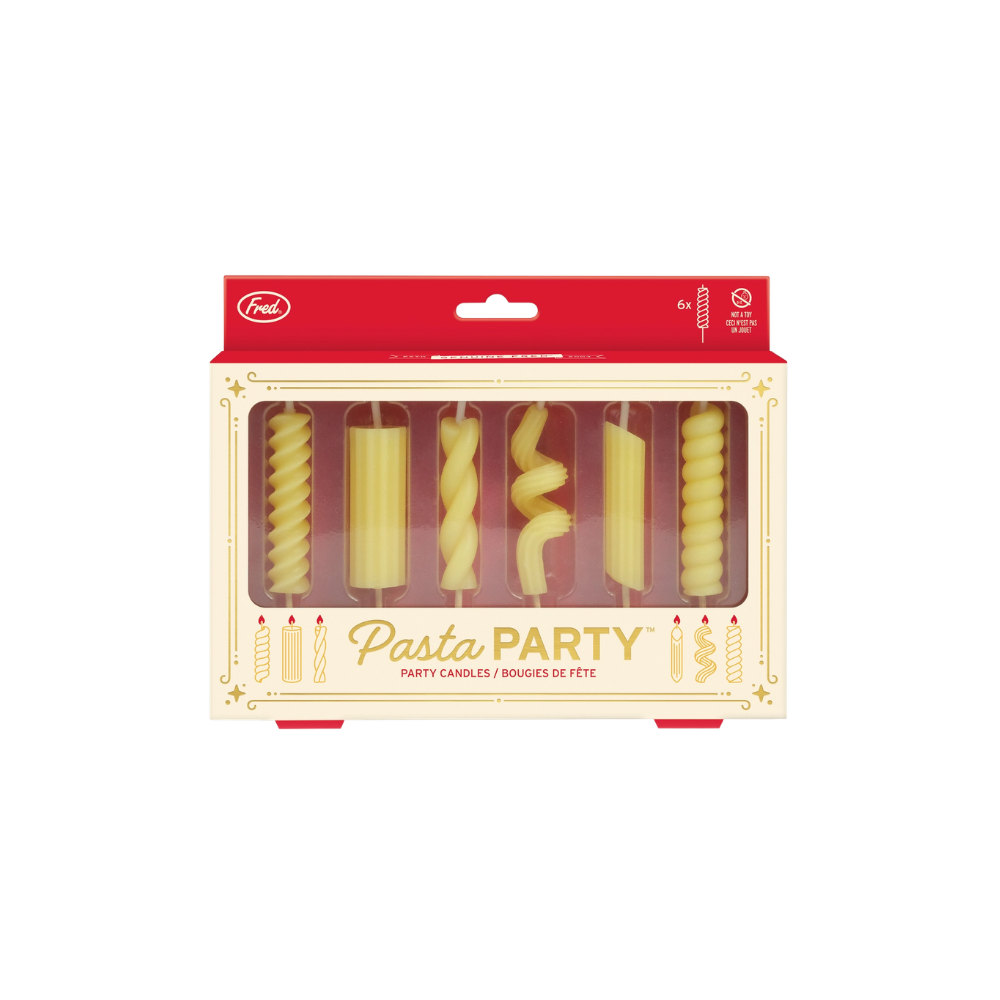 Pasta Party Noodle Candles - Set of 6