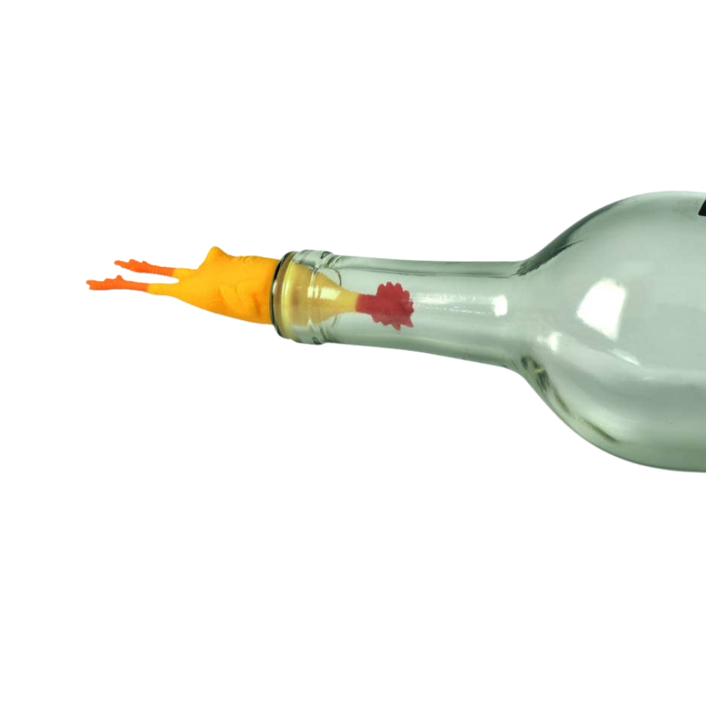 Coq Au Vin - Rubber Chicken Wine Stopper