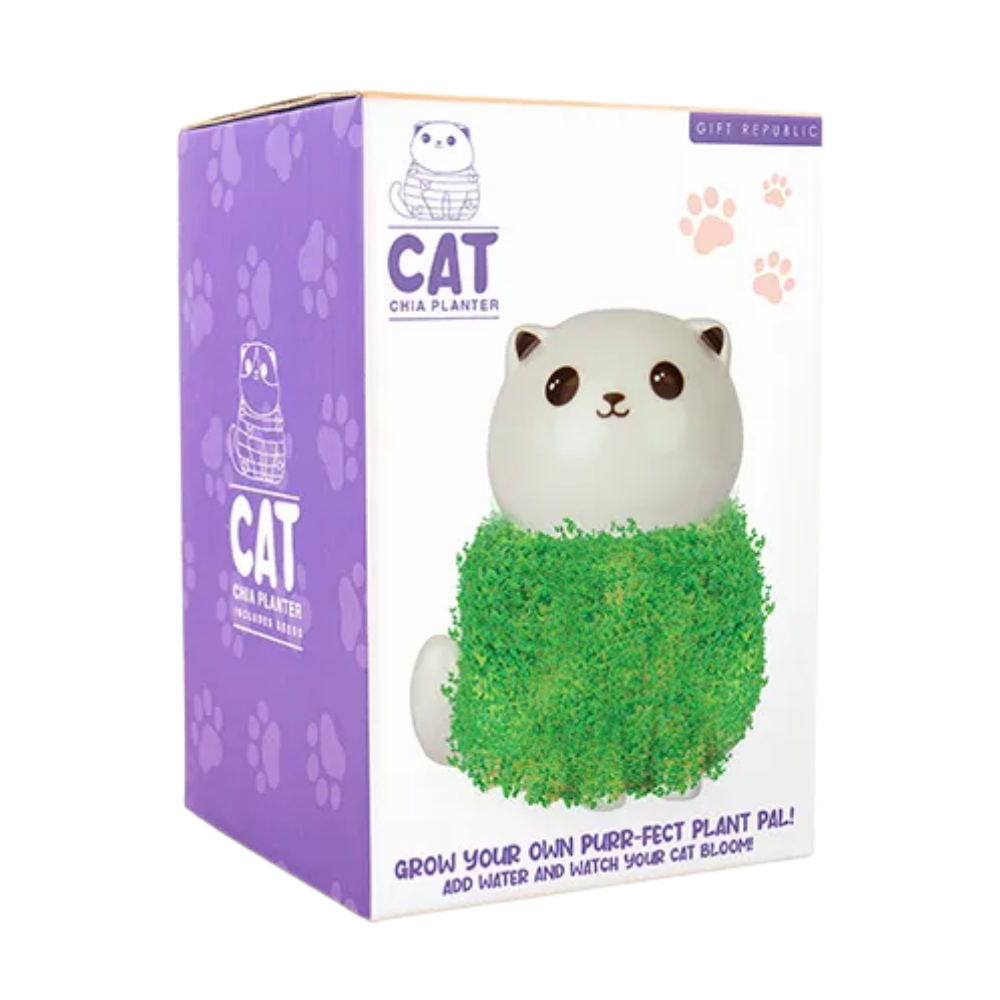 Cat Chia Planter