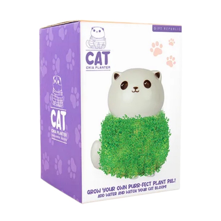 Cat Chia Planter