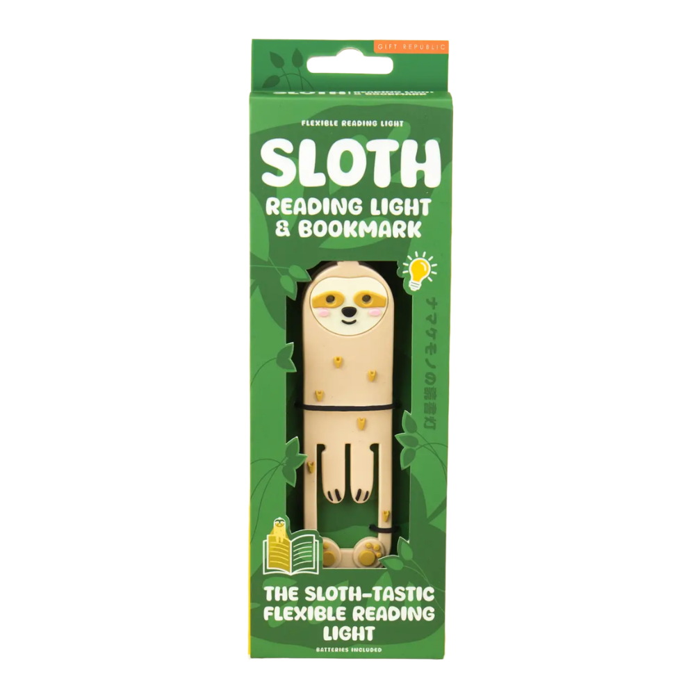 Sloth Reading Light and Bookmark