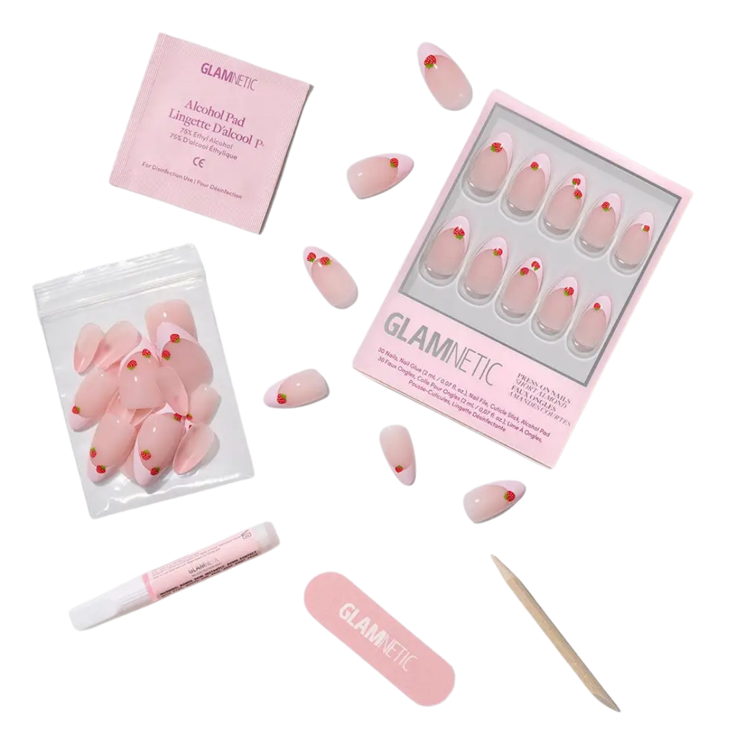 Strawberry Bits Press on Nails