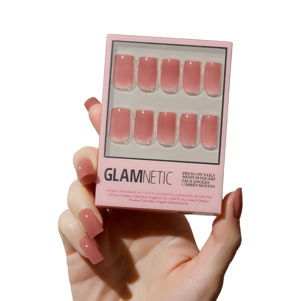 Dusty Pink Medium Square Press-On Nails