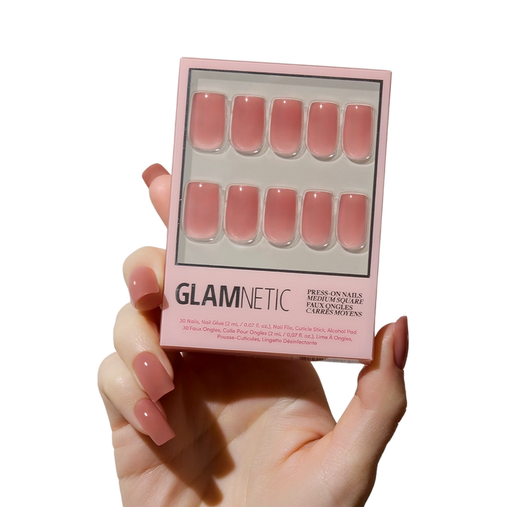 Dusty Pink Medium Square Press-On Nails