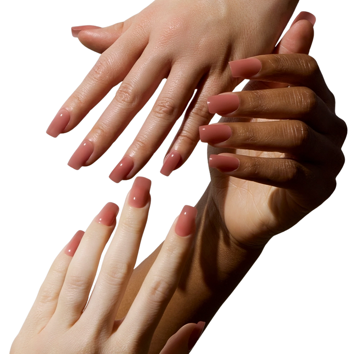 Dusty Pink Medium Square Press-On Nails