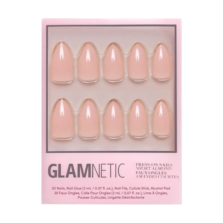 Gold Standard Short Almond Press-On Nails