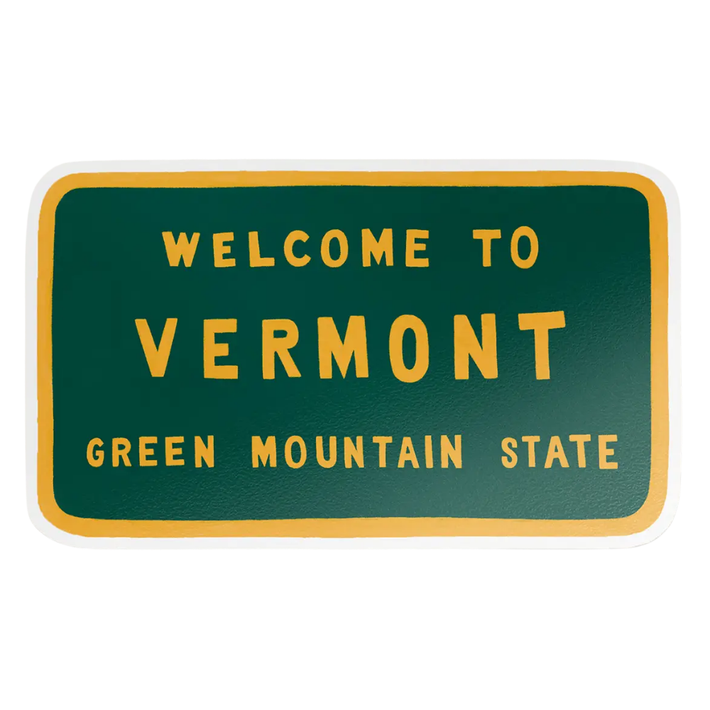 Vermont Sign Sticker