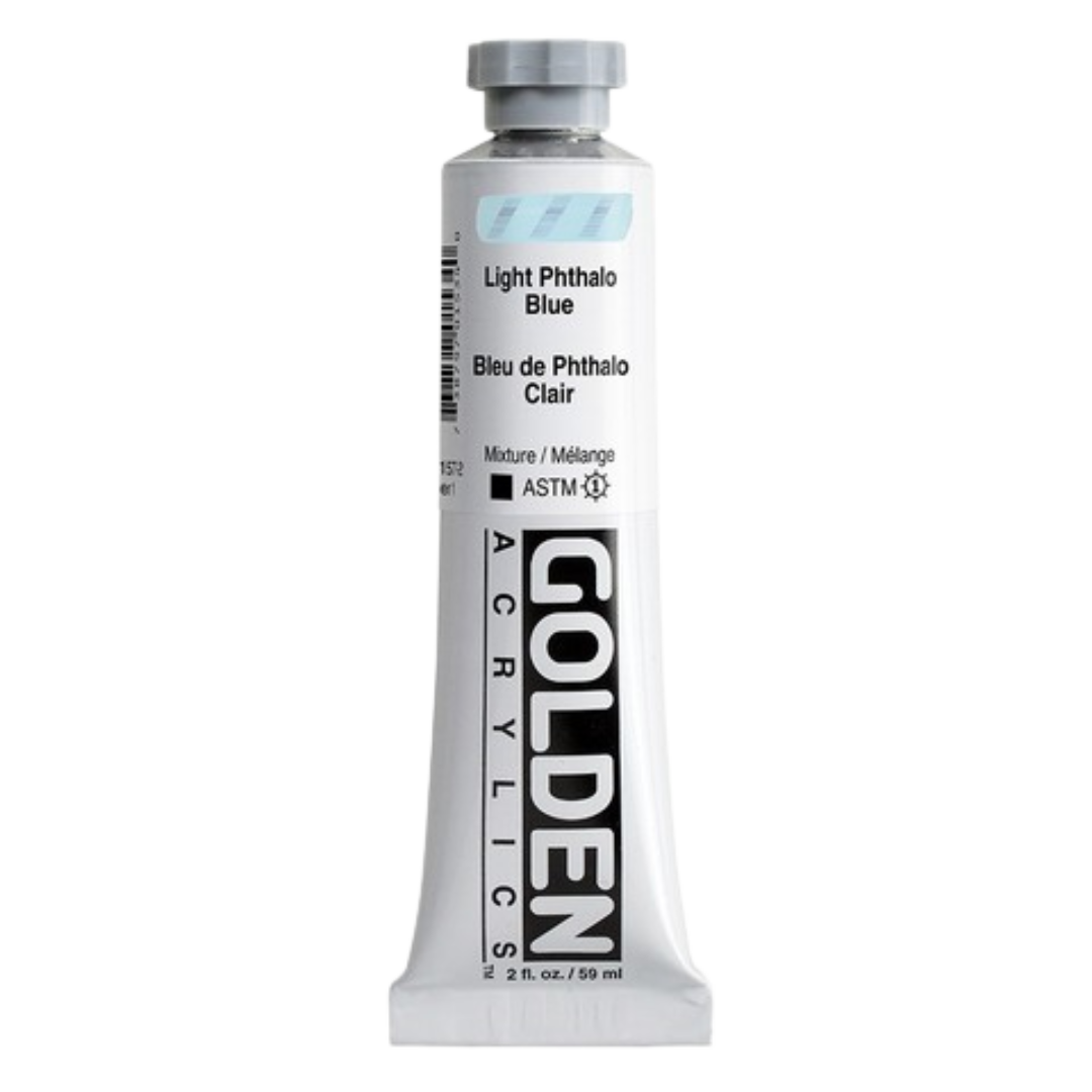 Heavy Body Acrylic 2oz Light Phthalo Blue