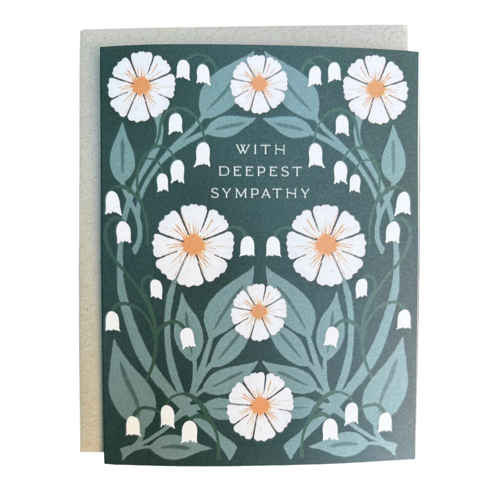"With Deepest Sympathy" Greeting Card - OP76