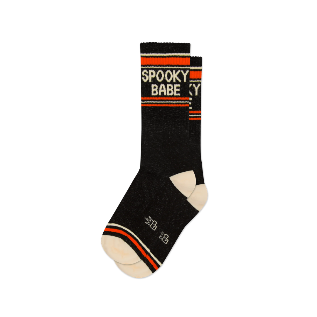Spooky Babe Gym Crew Socks