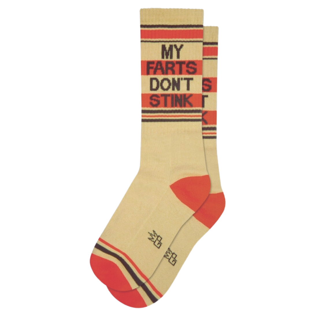My Farts Don't Stink Gym Crew Socks