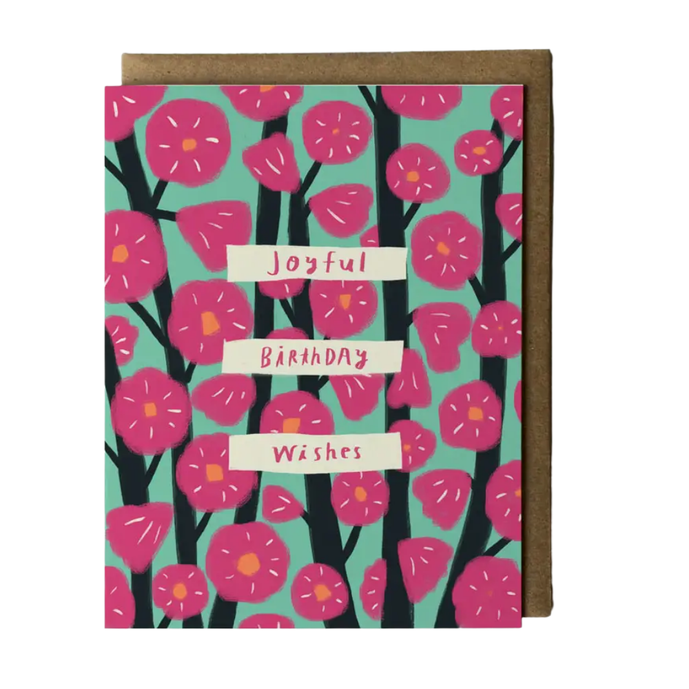 Cherry Blossoms Birthday Card