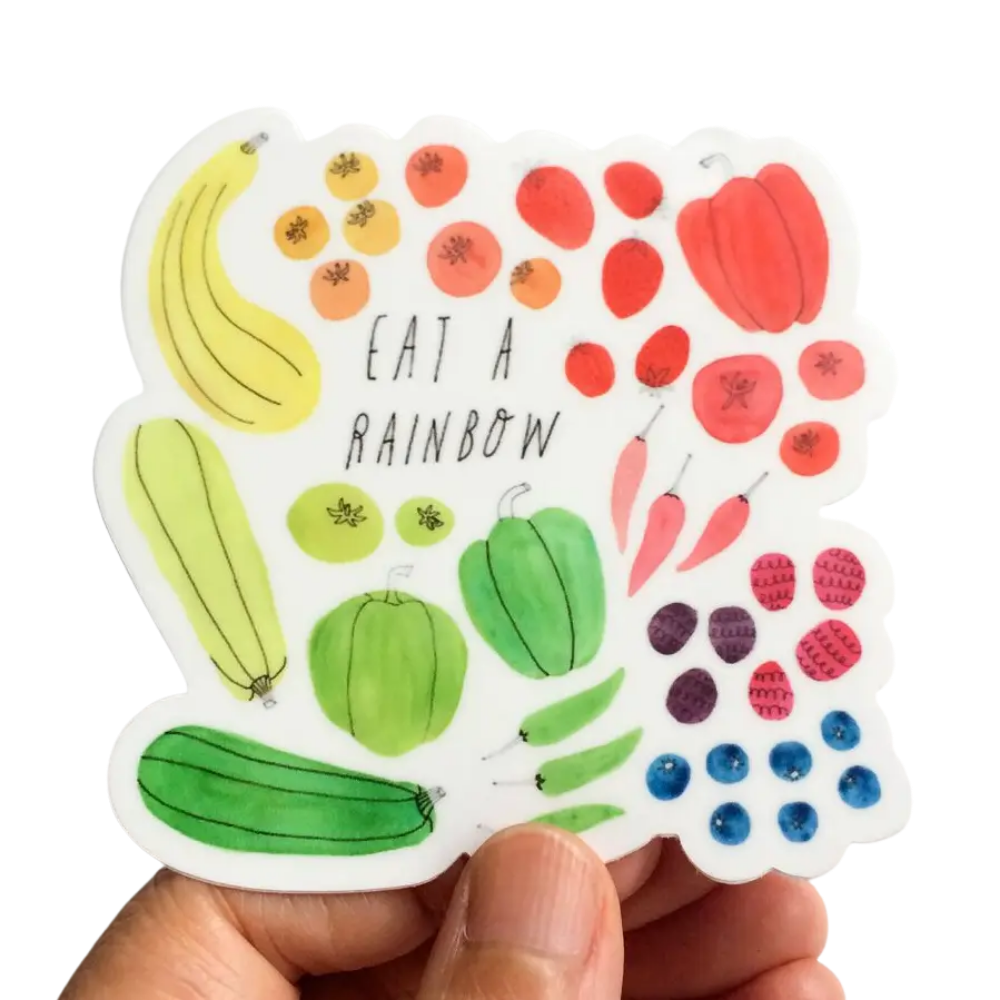 Eat a Rainbow Vinyl Sticker