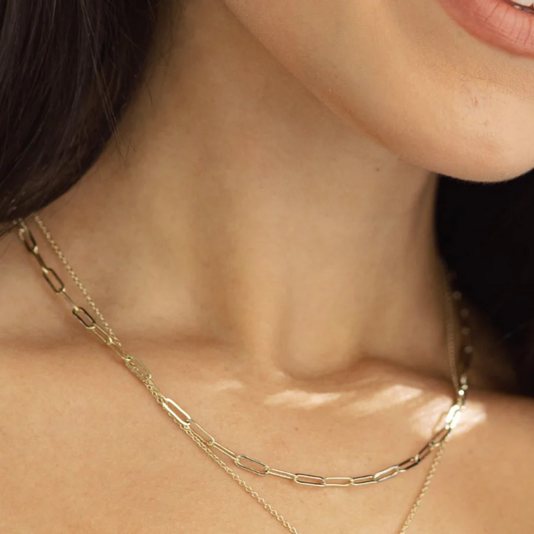 Piper Paperclip Chain Necklace