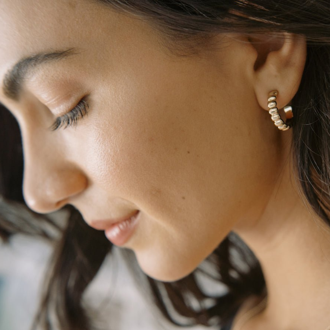 Rosa Ribbed Hoops