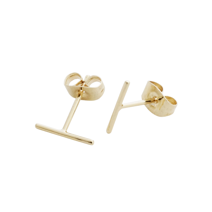Skinny Midi Wire Bar Earrings