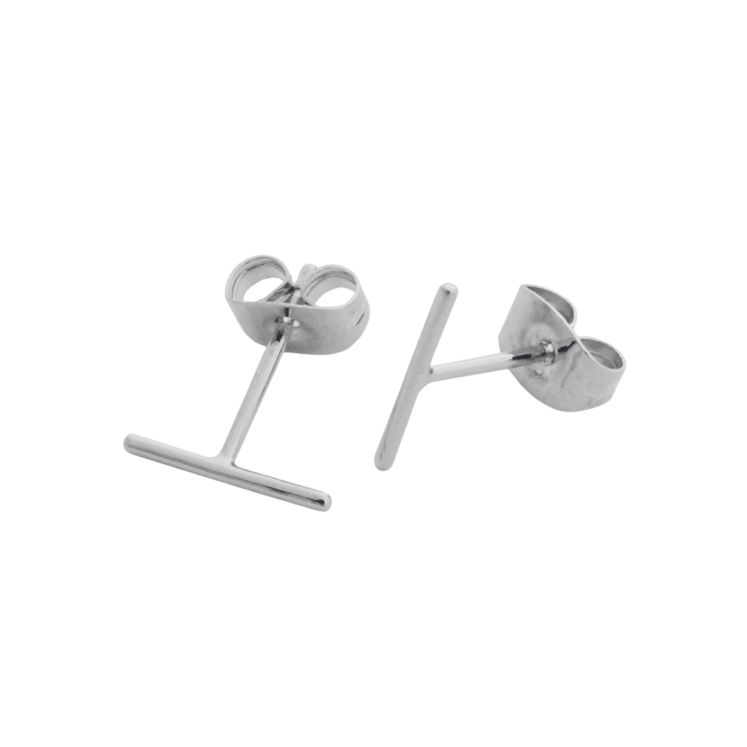Skinny Midi Wire Bar Earrings