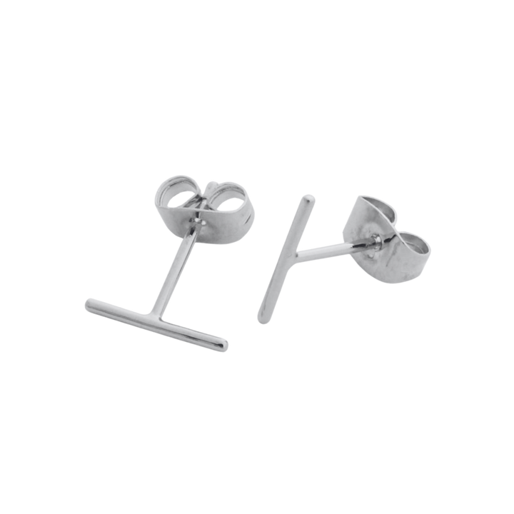 Skinny Midi Wire Bar Earrings