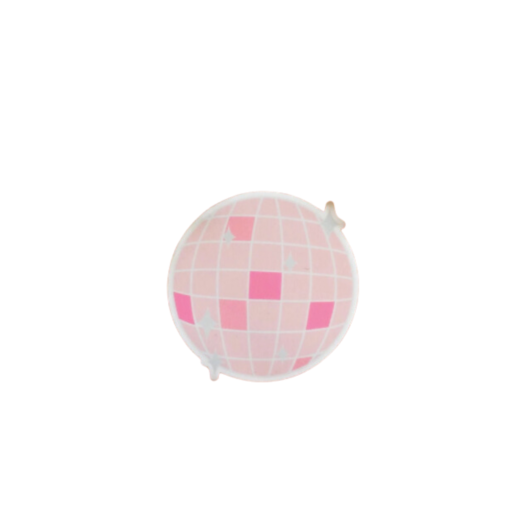 Pink Disco Ball Sticker