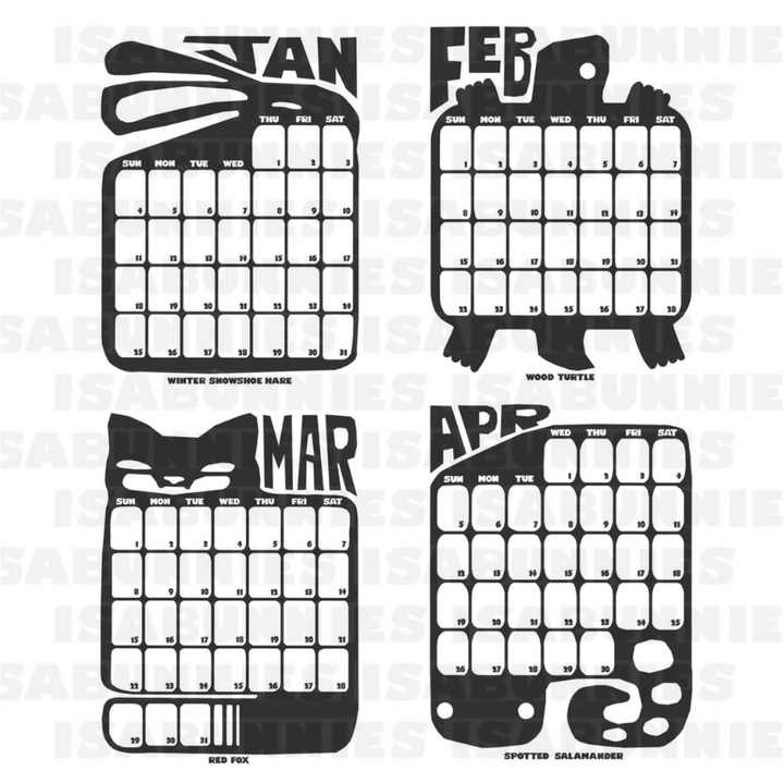 Vermont Creature Calendar 2026