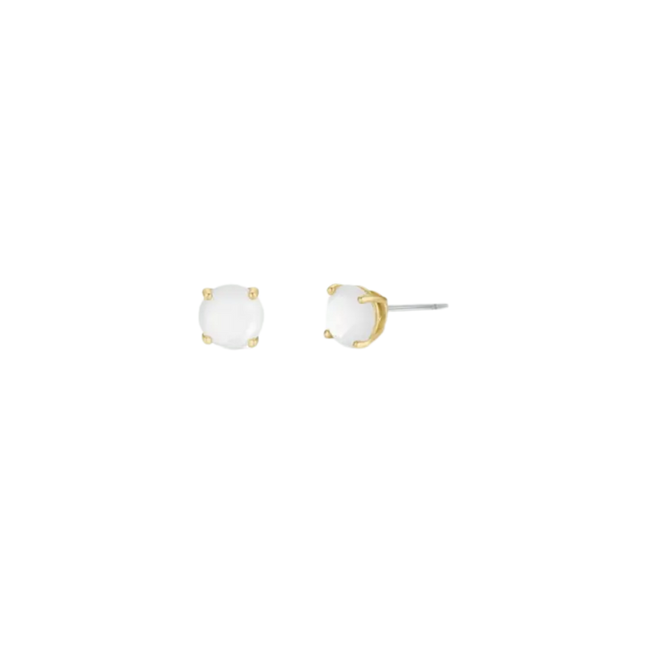 Round Gold Earrings