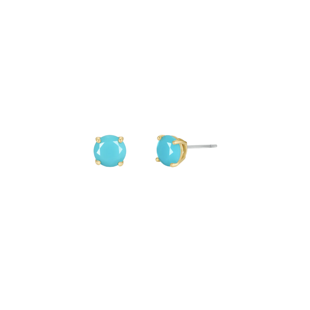 Round Gold Earrings
