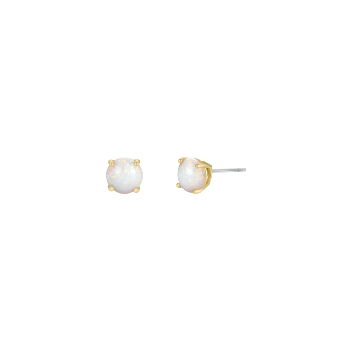 Round Gold Earrings