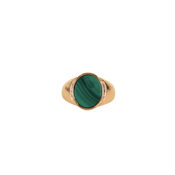 Malachite Signet Ring