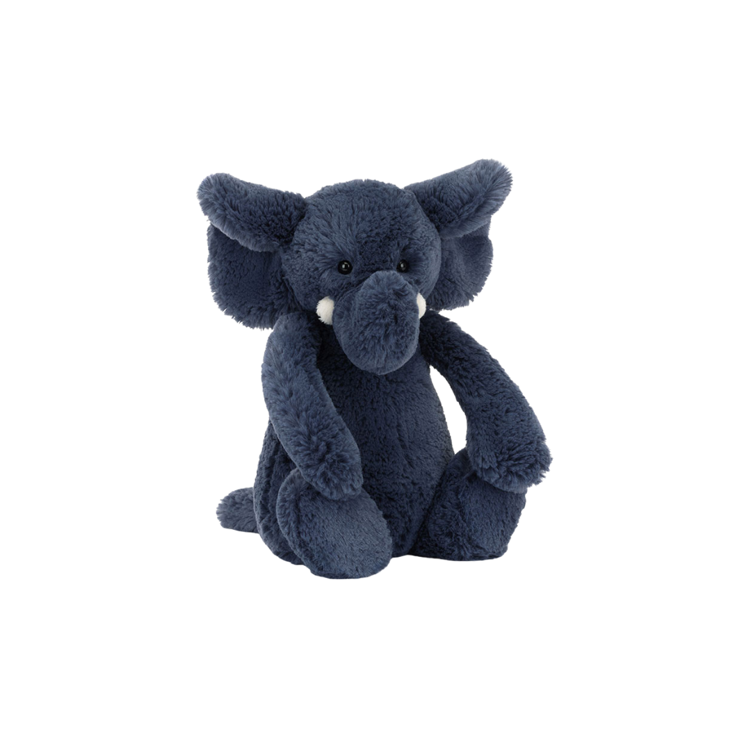 Bashful Blue Elephant Original (Medium)