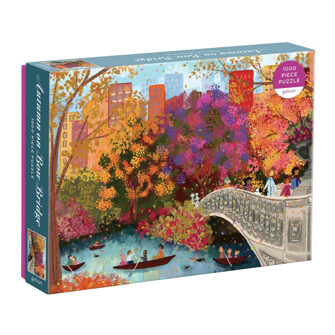 Autumn On Bow Bridge - 1000 Piece Puzzle