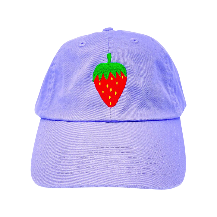 Strawberry Embroidered Hat